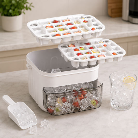Double Layer Ice Cube Tray